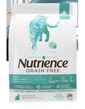 Nutrience Nutrience sans grains chat dinde, poulet et canard