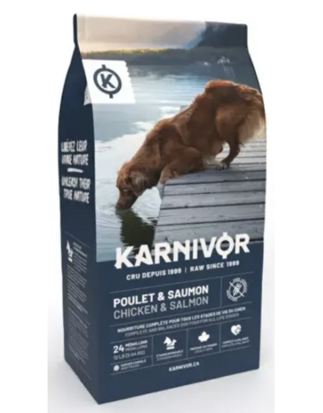 Karnivor Karnivor nourriture crue pour chien - poulet & saumon 12 lb