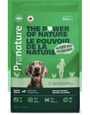 ProNature Pronature nourriture pour chien sénior, toutes races recette au poulet 11.3 kg