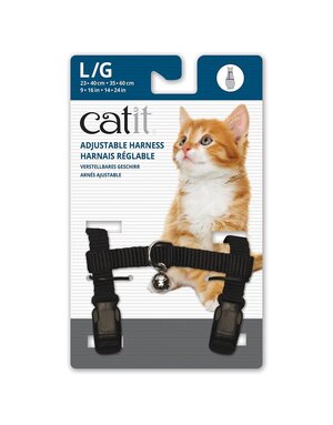 Catit Catit harnais ajustable noir large