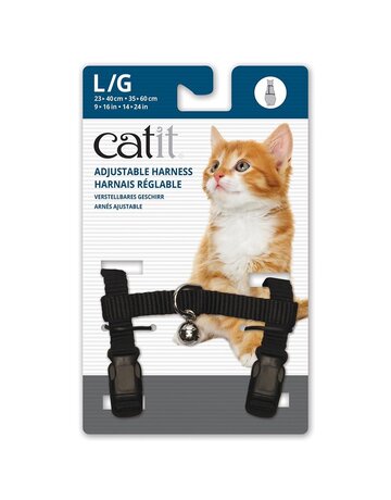 Catit Catit harnais ajustable noir large