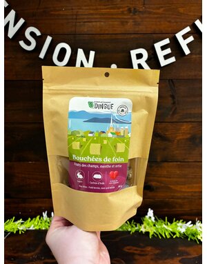 Complètement dingue Completement dingue bouchées de foin fruits des champs, menthe et orti 50g