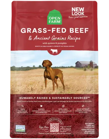 Open Farm Open Farm chien cru lyophilisé recette de boeuf 3.5oz.