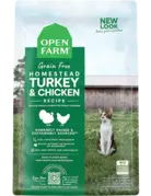 Open Farm Open Farm chat recette dinde et poulet sans grains