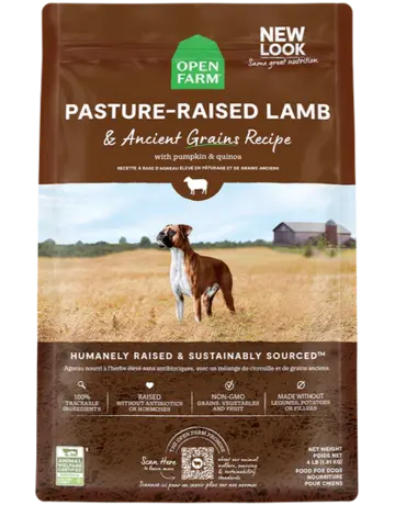 Open Farm Open Farm chien recette d'agneau & grains anciens