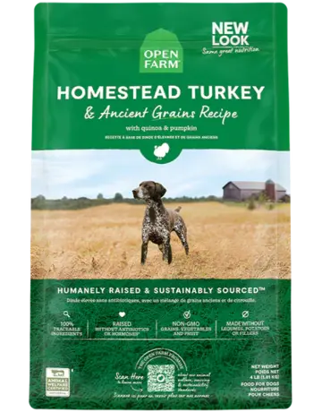 Open Farm Open Farm chien recette de dinde  & grains anciens