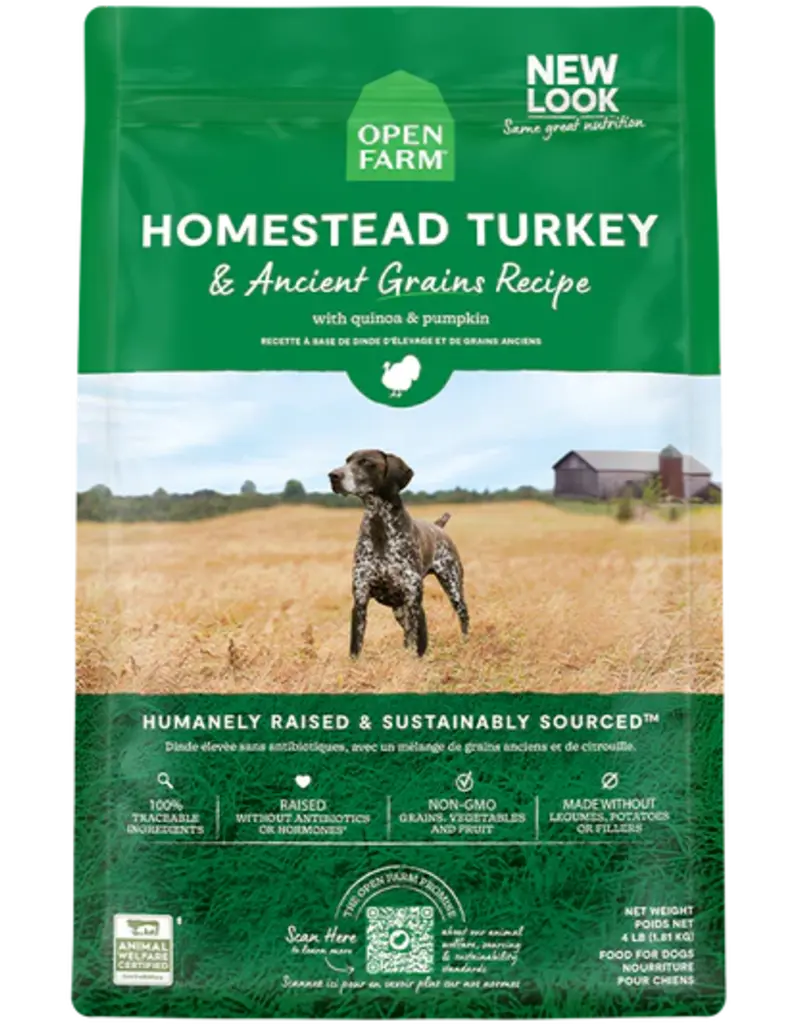 Open Farm Open Farm chien recette de dinde  & grains anciens