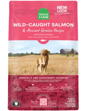Open Farm Open Farm chien recette saumon sauvage & grains anciens