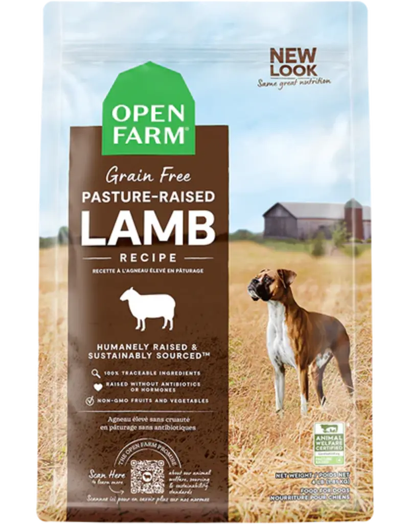 Open Farm Open Farm chien recette d'agneau sans grains