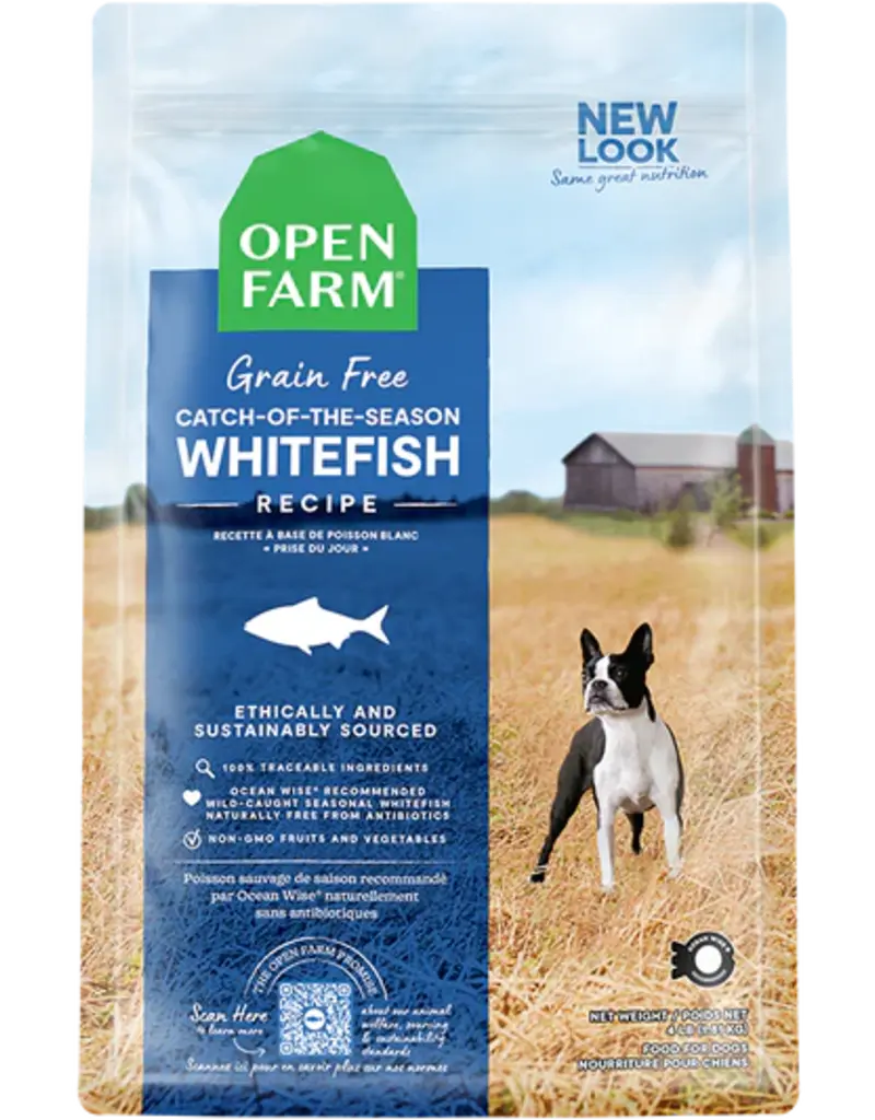 Open Farm Open Farm chien recette poisson blanc sans grains