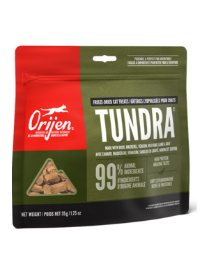 Orijen Orijen gâteries lyophilisées pour chat recette tundra 35g