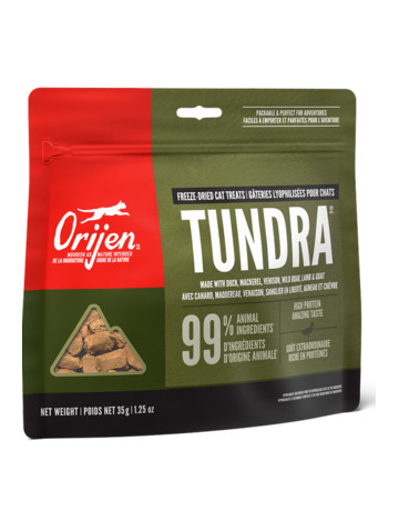 Orijen Orijen gâteries lyophilisées pour chat recette tundra 35g