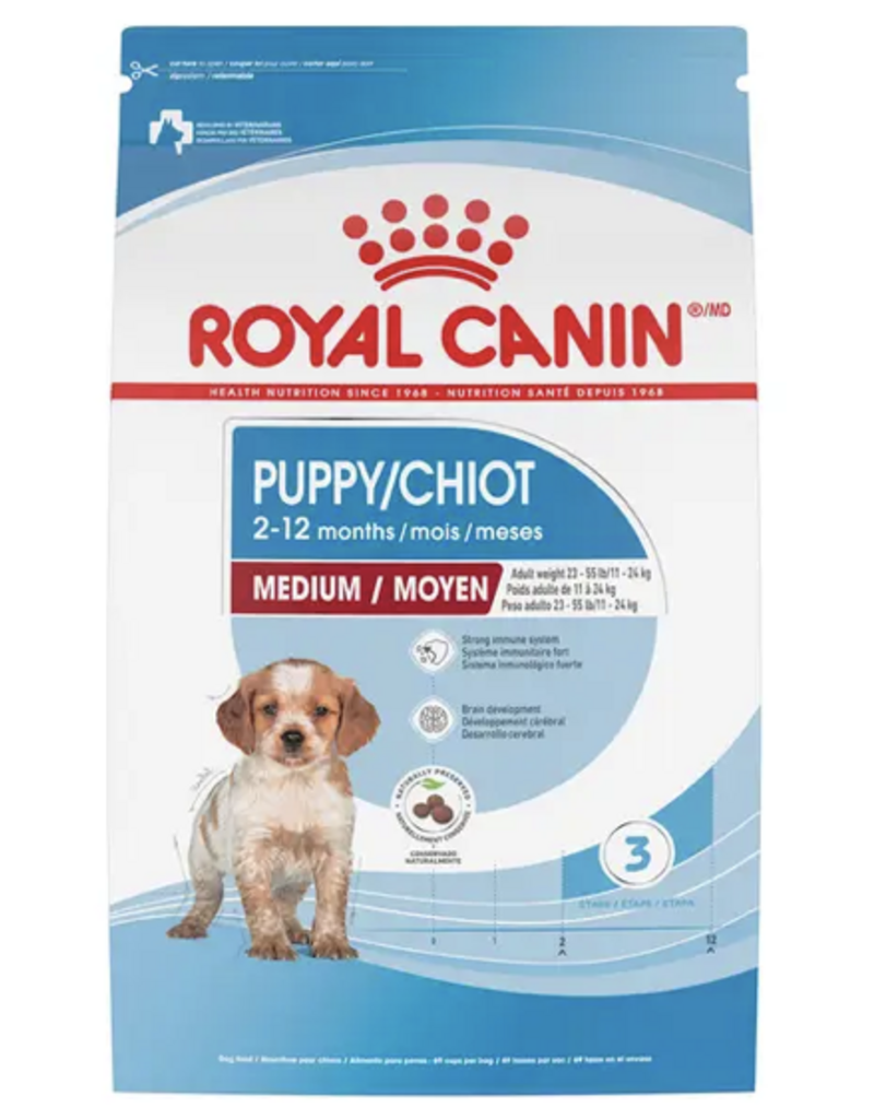 Royal Canin Royal Canin moyen chien chiot 4lb -4-