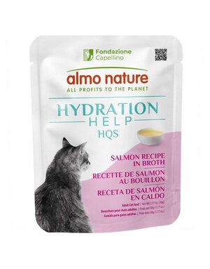 Almo Nature Almo nature HQS hydratation saumon au bouillon 50g