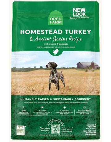 Open Farm Open Farm chien recette de dinde et grains anciens  22lb