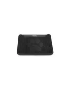 Bud'z Bud'z tapis à litière double couche, motif de pattes noir, grand 75x60 cm