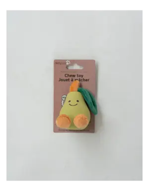 Dexypaws Dexypaws jouet en latex et peluche pour petit chien fruit la poire