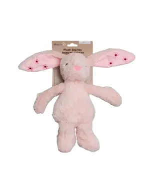 Dexypaws Dexypaws jouet en peluche pour chien lapin rose