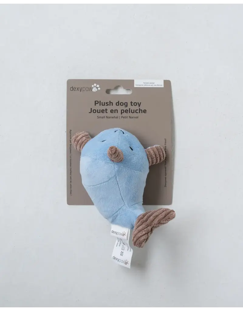 Dexypaws Dexypaws jouet en peluche pour chien le narval
