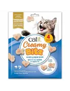 Catit Catit Creamy Bitz gâteries moelleuses saumon et crevette paquet de 4