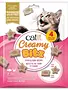 Catit Catit Creamy Bitz gâteries moelleuses thon et crabe paquet de 4