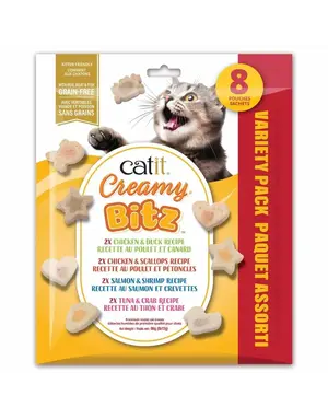 Catit Catit Creamy Bitz gâteries moelleuses multipack paquet de 8