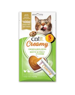 Catit Catit Creamy régal crémeux poulet et canard 5x15g (12)