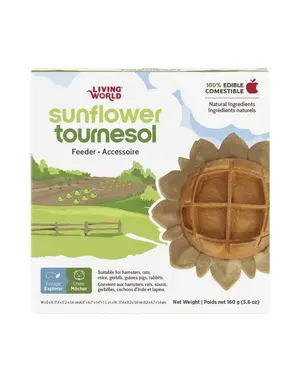 Living World Living World Mangeoire tournesol comestible pour petits animaux, 160 g