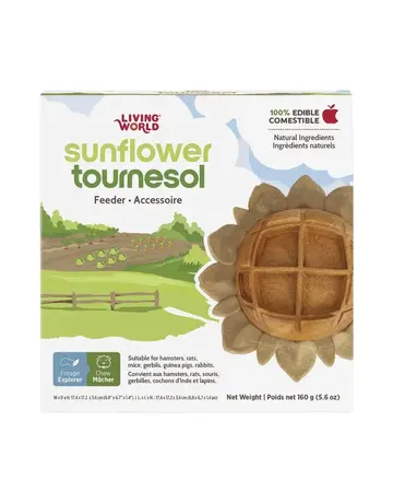 Living World Living World Mangeoire tournesol comestible pour petits animaux, 160 g