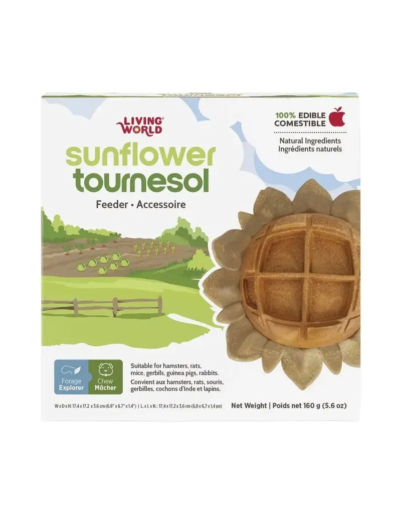 Living World Living World Mangeoire tournesol comestible pour petits animaux, 160 g