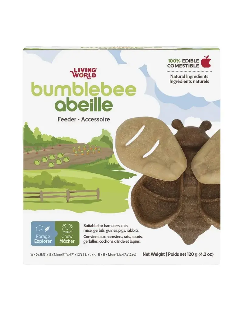 Living World Living World Mangeoire bourdon comestible pour petits animaux, 120 g