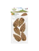 Living World Living World Jouet à mâcher comestible en pommes de pin pour petits animaux – paquet de 6