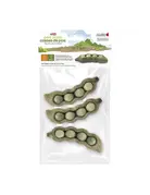 Living World Living World Jouet à mâcher comestible en cosses de pois pour petits animaux – paquet de 3