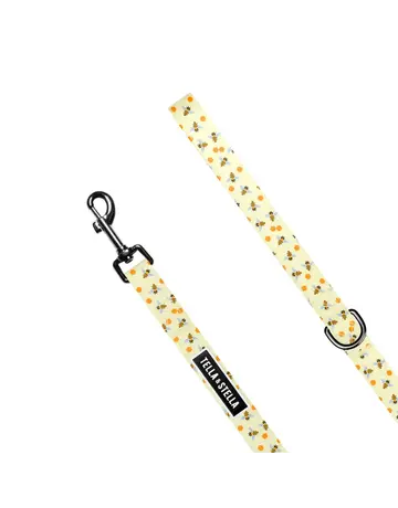 Tella & Stella Tella & Stella laisse pour chien Buzz petit abeille 5/8" x 60"