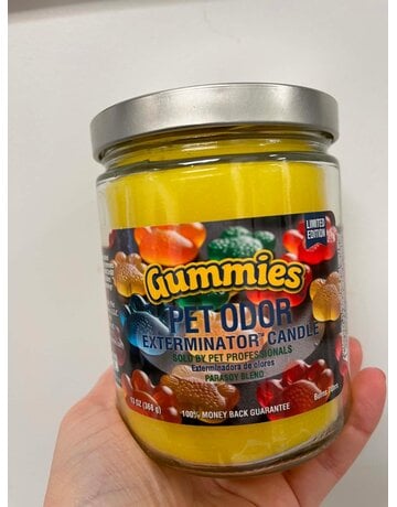 pet odor Chandelle enzymatique Gummies.