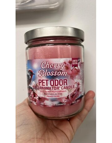 pet odor Chandelle enzymatique Fleur de cerisier.