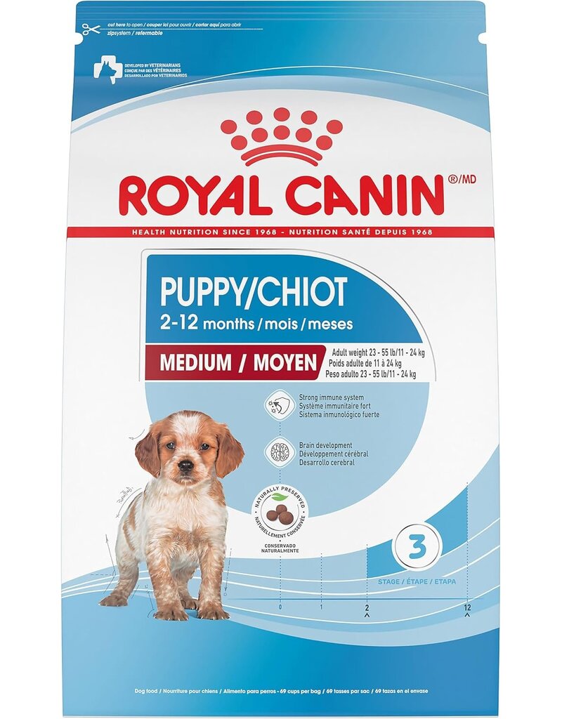 Royal Canin Royal Canin moyen chien chiot 17lb