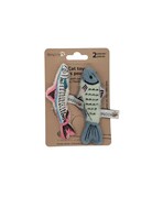 Dexypaws Dexypaws jouets pour chat avec herbe à chat- duo maquereau et hareng