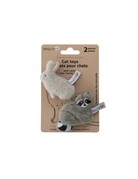 Dexypaws Dexypaws jouets pour chat avec herbe à chat- duo copains de jardin