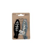 Dexypaws Dexypaws jouets pour chat avec herbe à chat- duo poissons