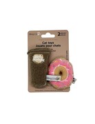 Dexypaws Dexypaws jouets pour chat avec herbe à chat- duo petit déjeuner