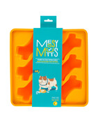 Messymutts Messy mutts moule à friandises en silicone (12 os) orange