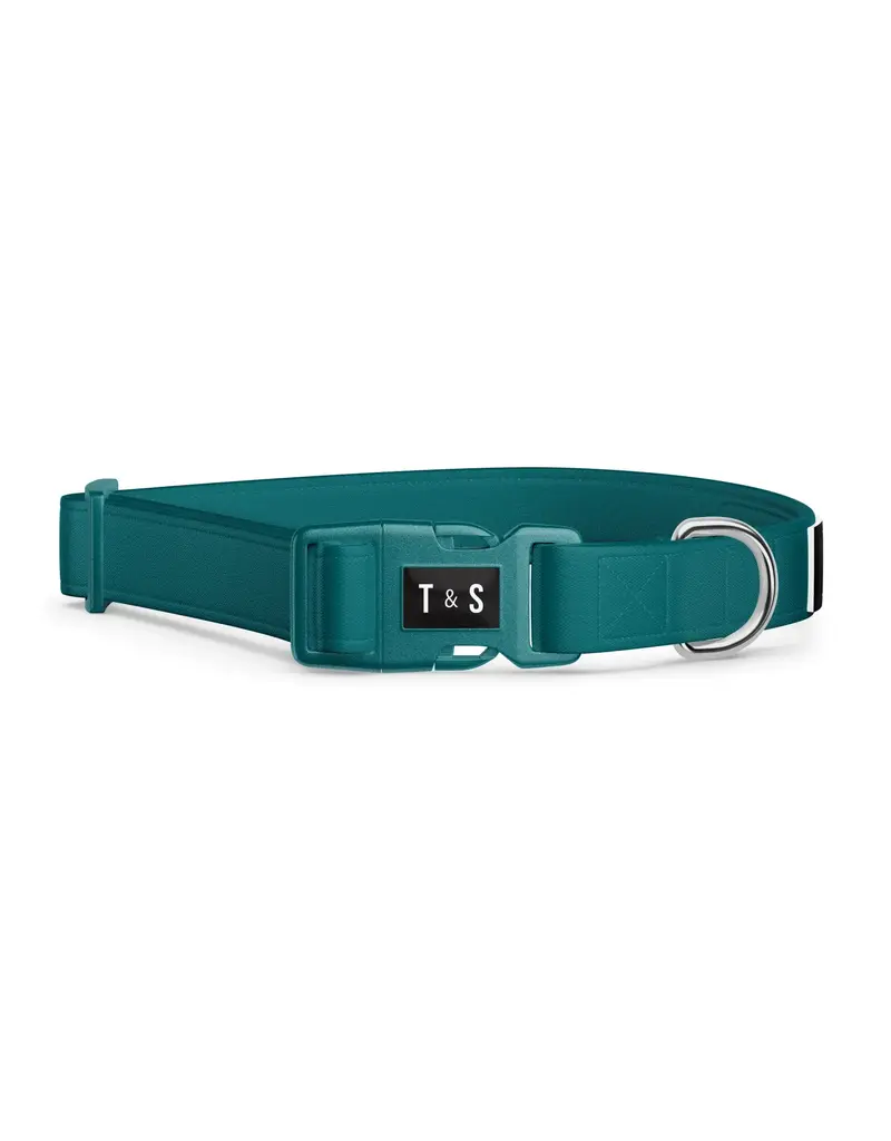 Tella & Stella Tella & Stella collier pour chien bleu sarcelle petit