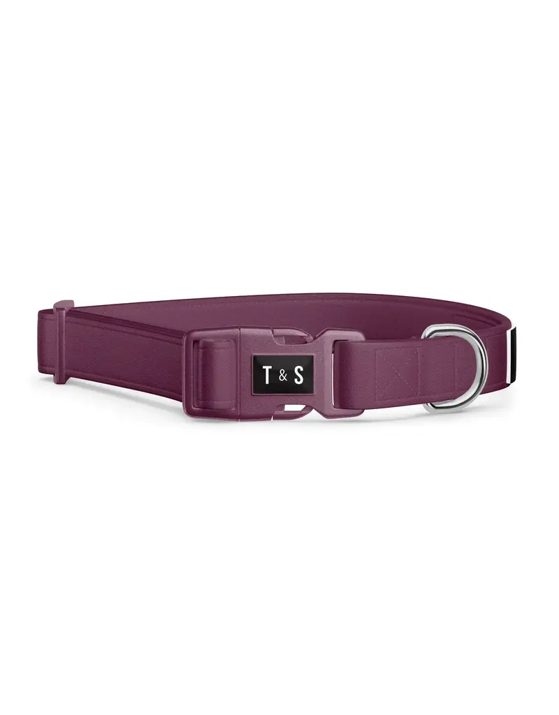 Tella & Stella Tella & Stella collier pour chien prune petit