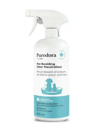 Purodora Purodora Lab neutralisant d'odeurs de literie pour animaux 473 ml