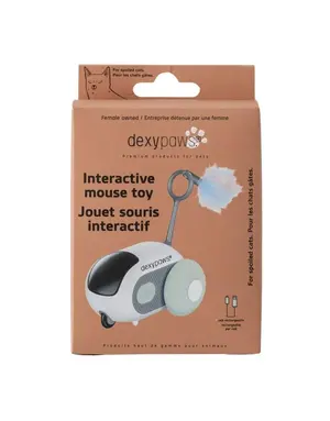 Dexypaws Dexypaws jouet intéractif pour chat, souris téléguidée avec télécommande