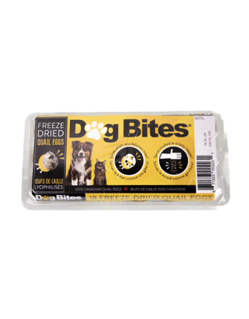 Pet'z Petz Dog Bites oeufs de caille lyophilisés (18).