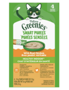 Greenies Greenies purée pour chat d'intérieur en santé au poulet (4)
