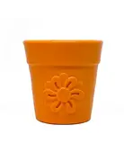 Soda Pup SodaPup Pup-x rubber pot de fleur durable orange.