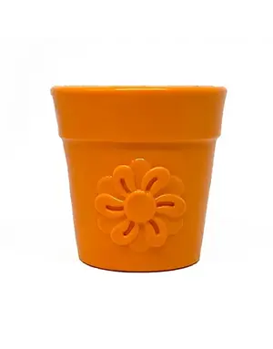 Soda Pup SodaPup Pup-x rubber pot de fleur durable orange.